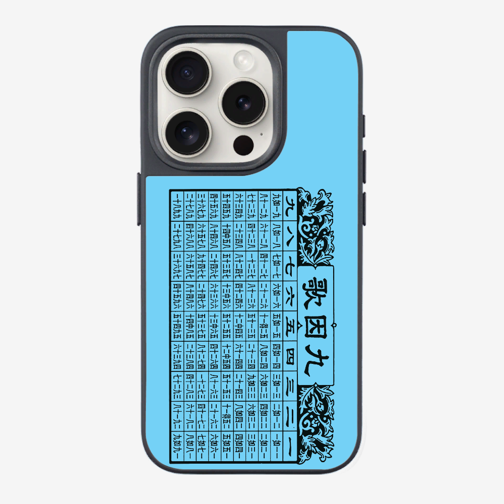 Multiplication Table Phone Case