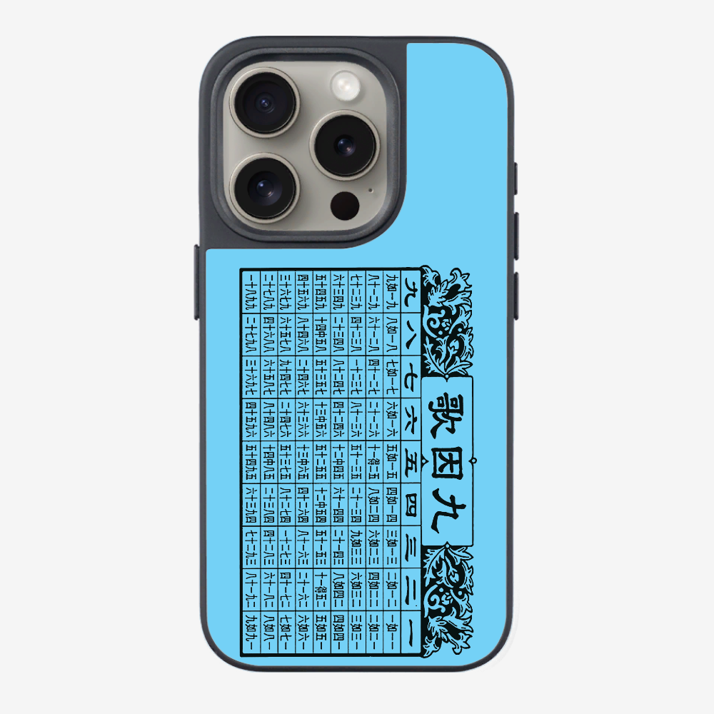 Multiplication Table Phone Case