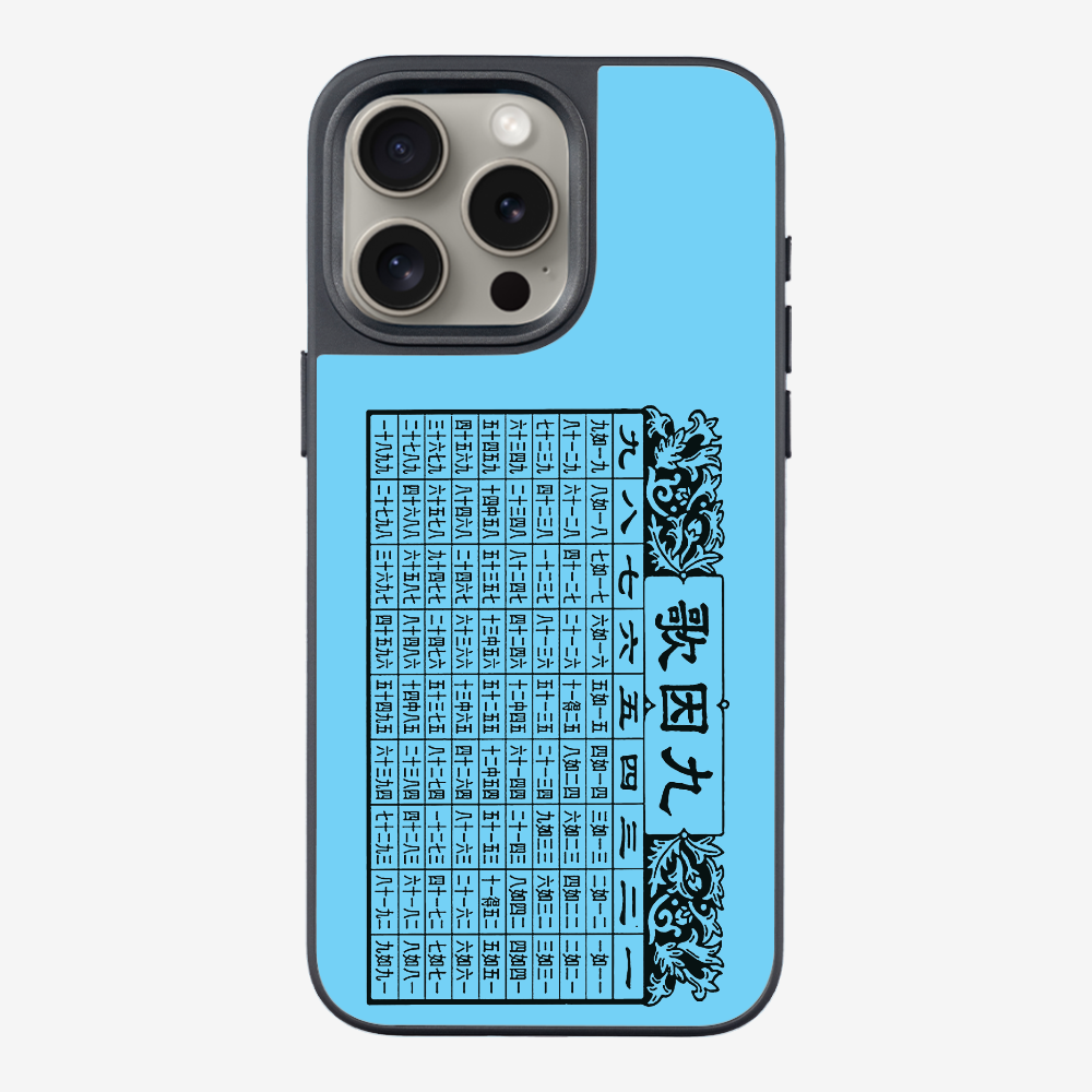 Multiplication Table Phone Case