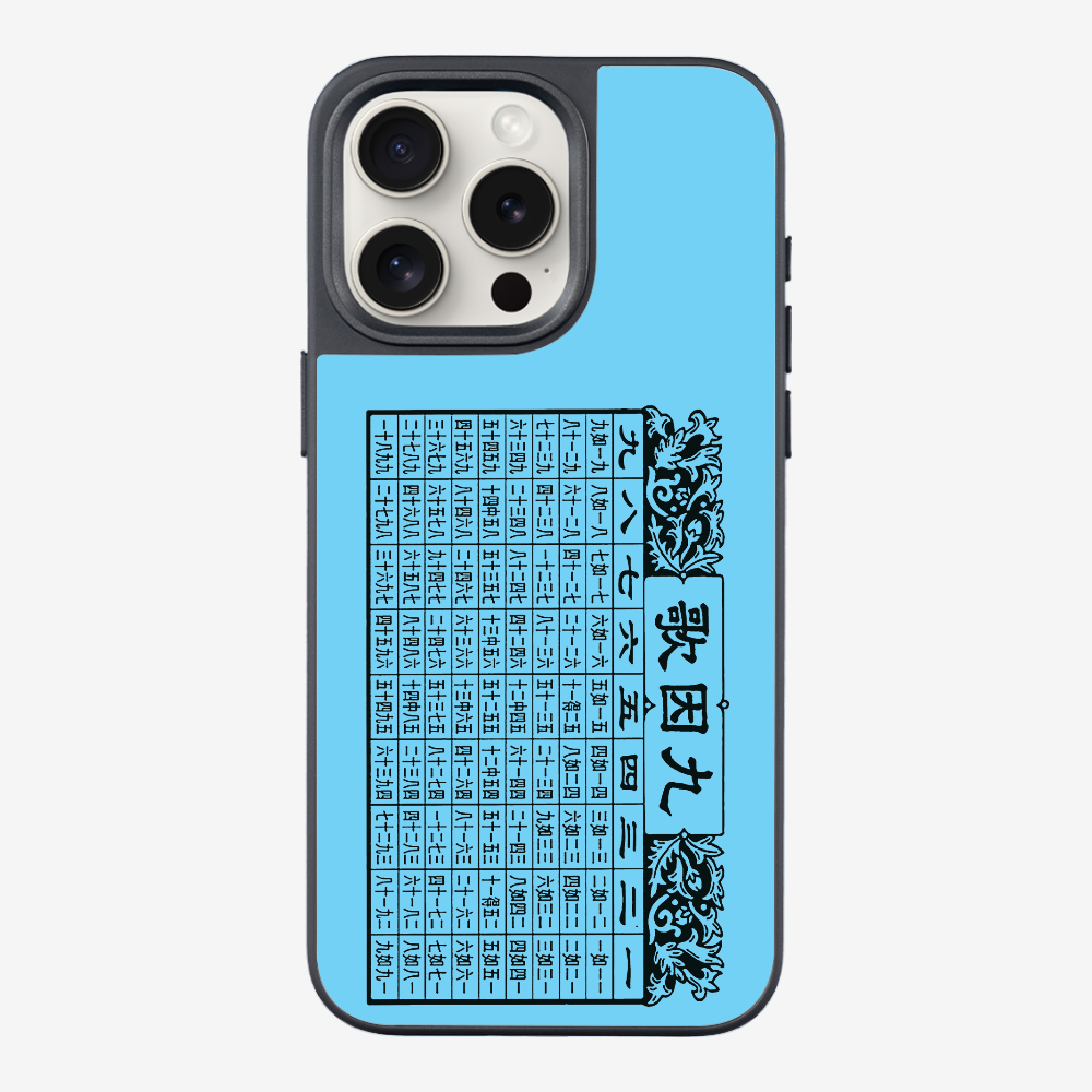 Multiplication Table Phone Case