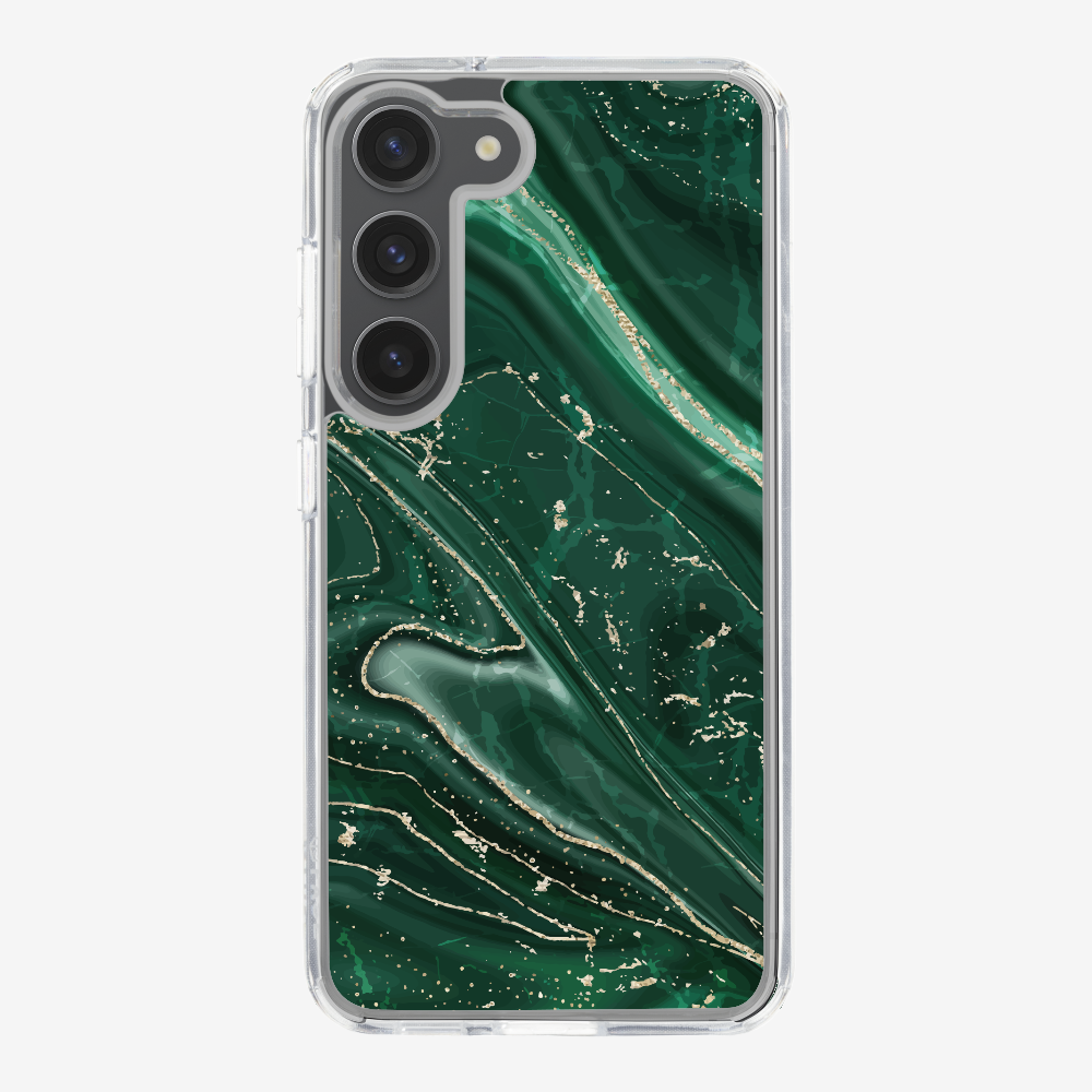 Dark Green Marble Phone Case