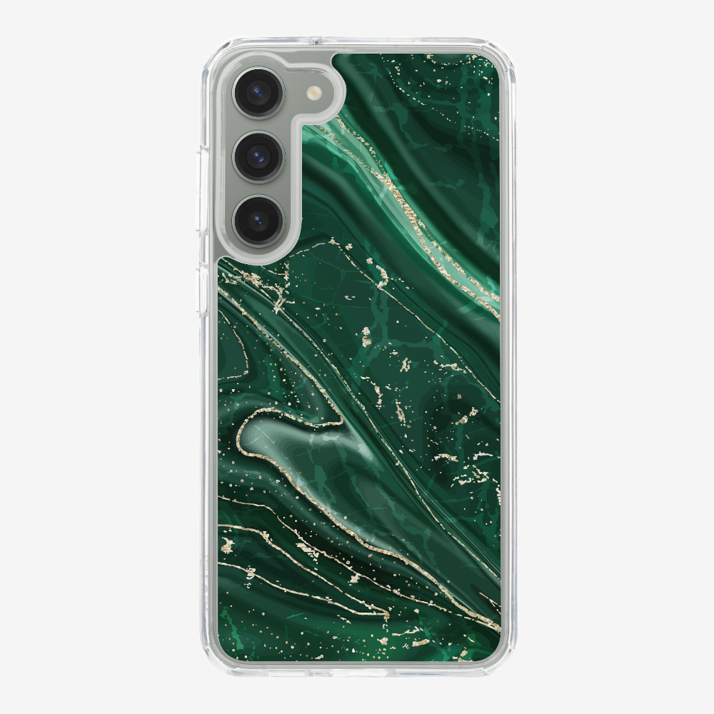 Dark Green Marble Phone Case