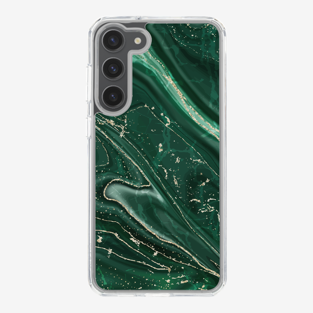 Dark Green Marble Phone Case