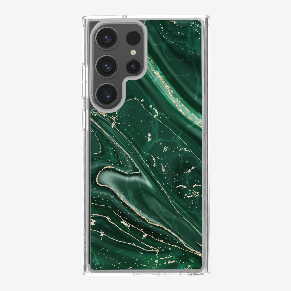 Dark Green Marble Phone Case