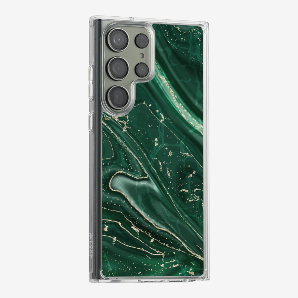 Dark Green Marble Phone Case