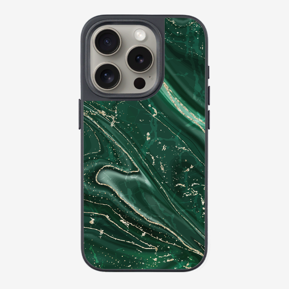 Dark Green Marble Phone Case