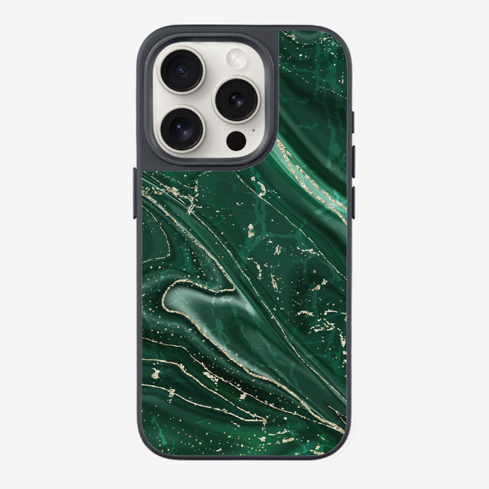 Dark Green Marble Phone Case