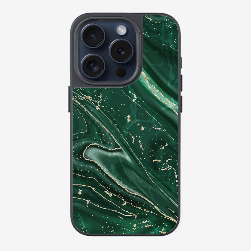 Dark Green Marble Phone Case