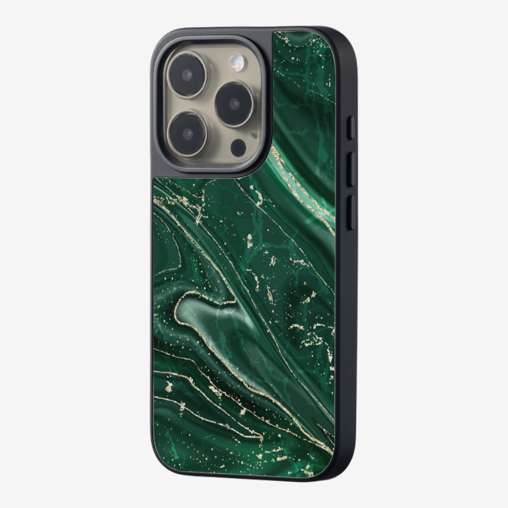 Dark Green Marble Phone Case