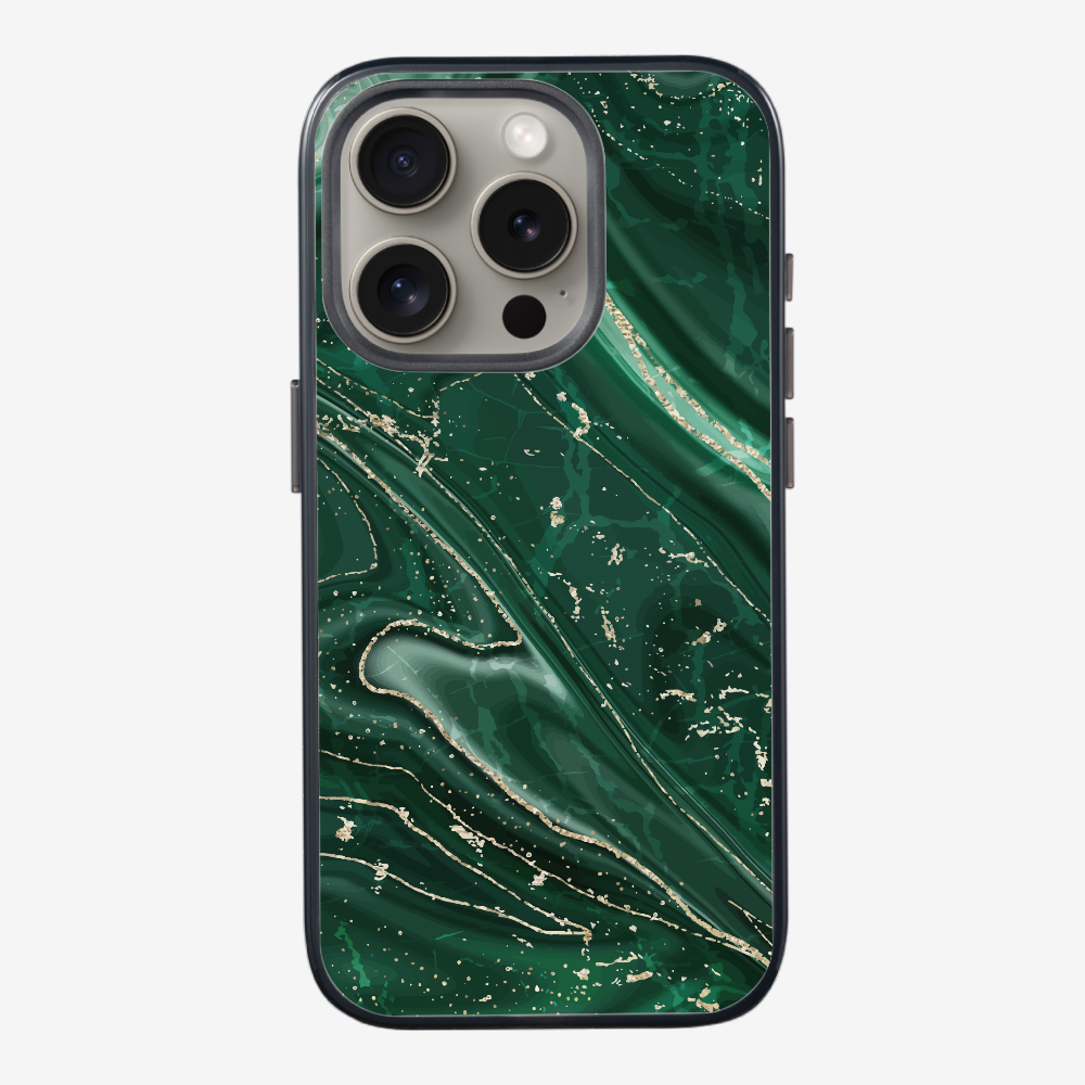 Dark Green Marble Phone Case