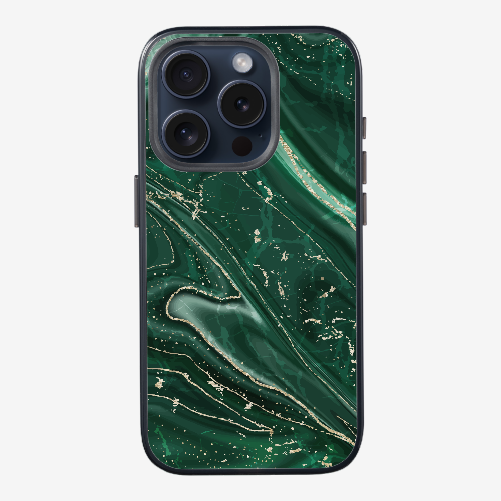 Dark Green Marble Phone Case