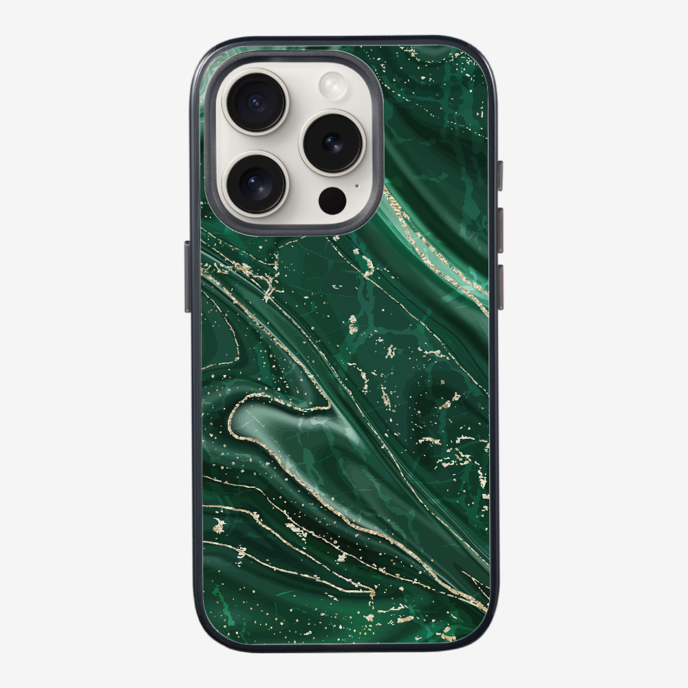 Dark Green Marble Phone Case