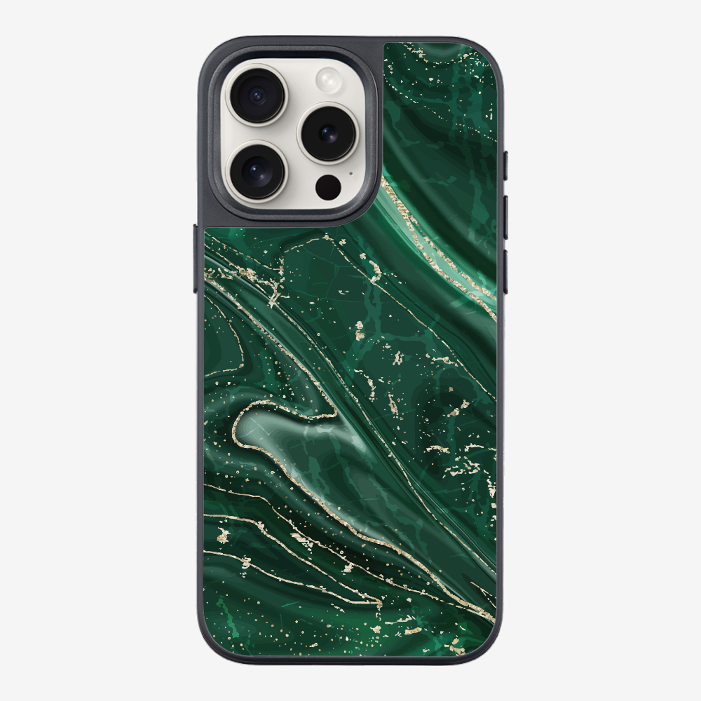 Dark Green Marble Phone Case