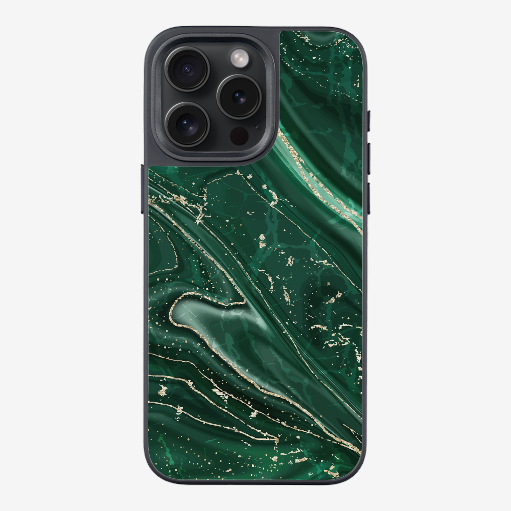 Dark Green Marble Phone Case