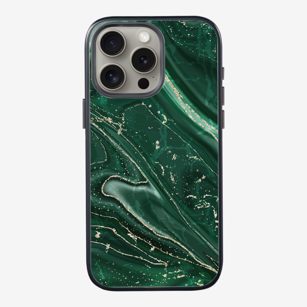 Dark Green Marble Phone Case