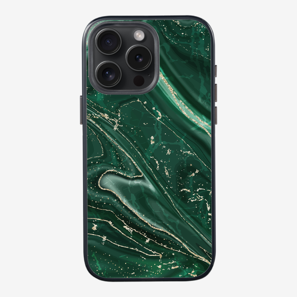 Dark Green Marble Phone Case