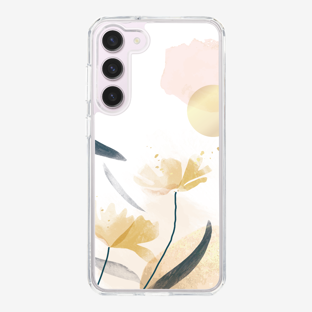 Golden Spring Floral Phone Case