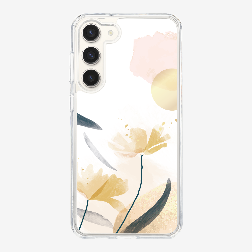 Golden Spring Floral Phone Case