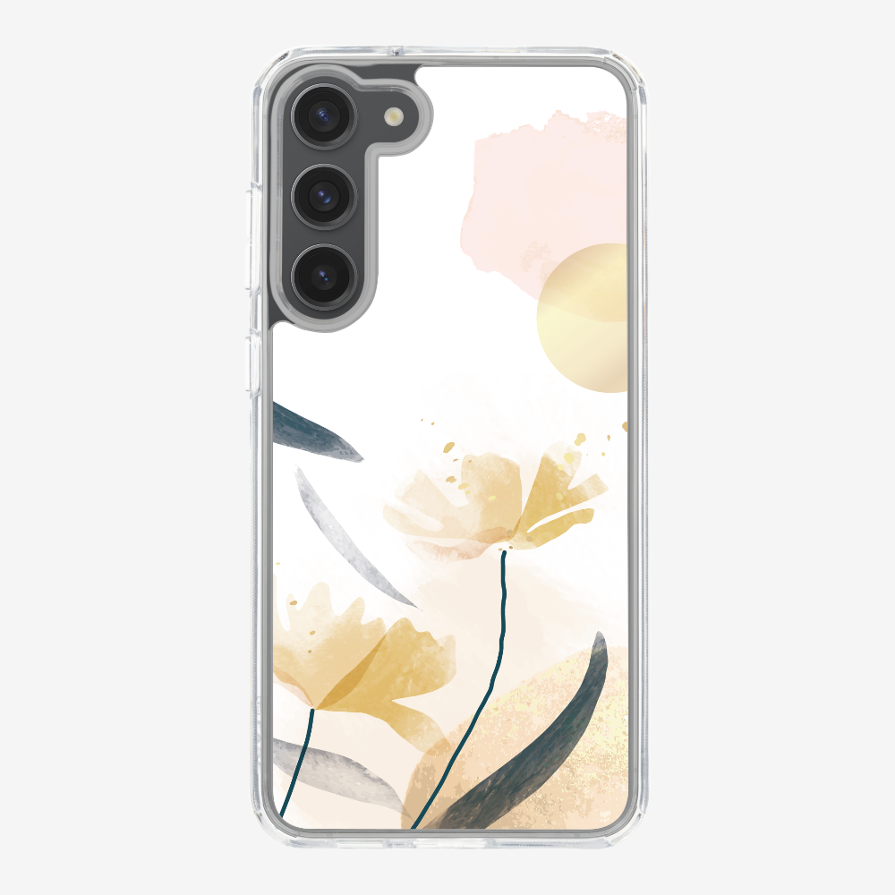 Golden Spring Floral Phone Case