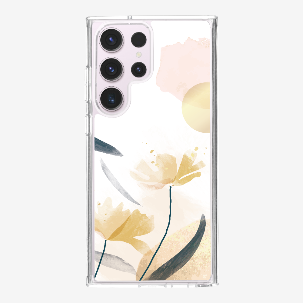 Golden Spring Floral Phone Case