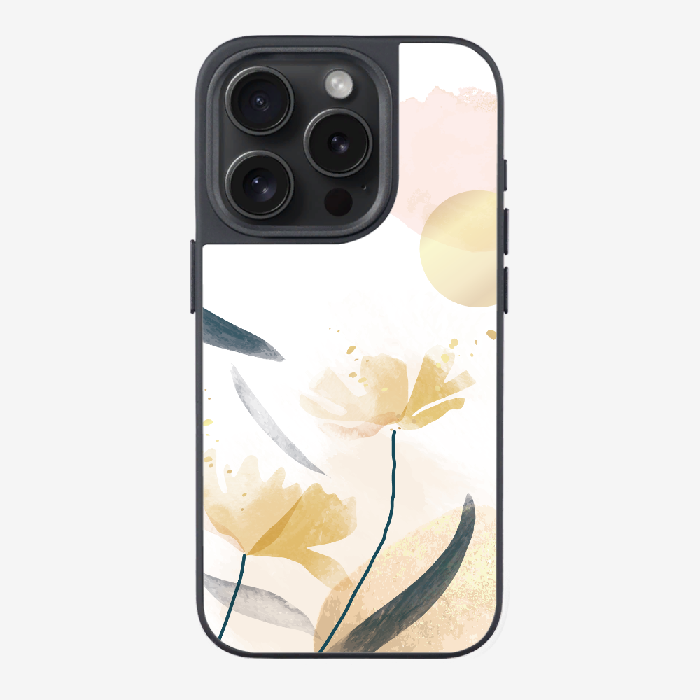 Golden Spring Floral Phone Case