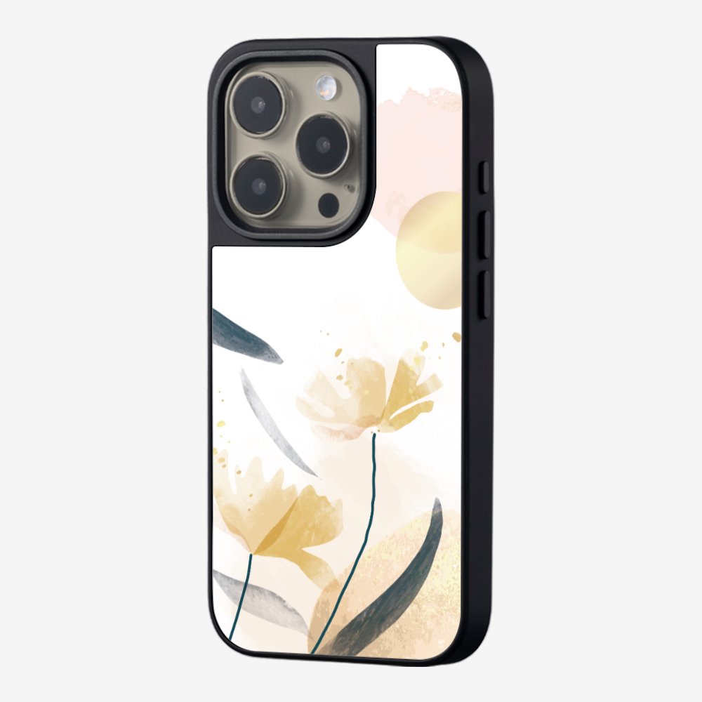 Golden Spring Floral Phone Case