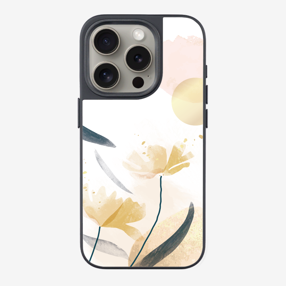 Golden Spring Floral Phone Case