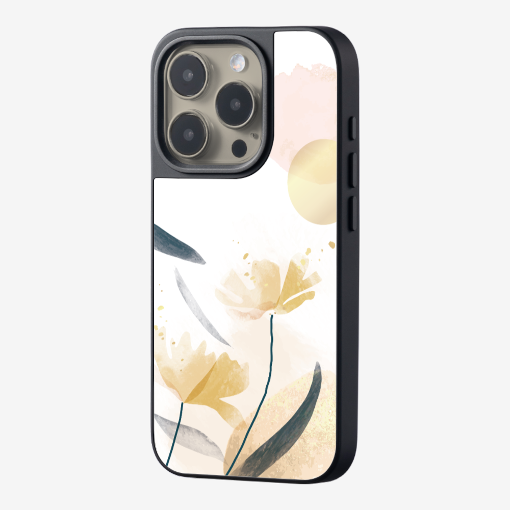 Golden Spring Floral Phone Case