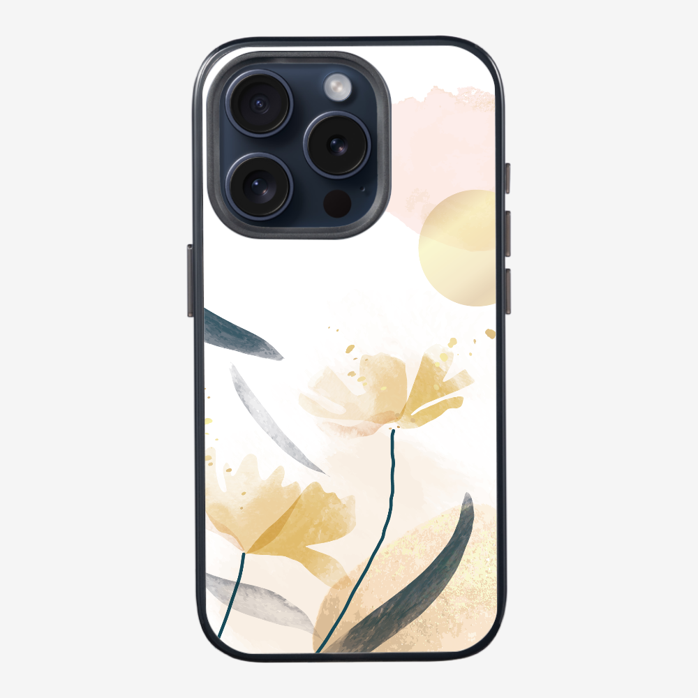 Golden Spring Floral Phone Case