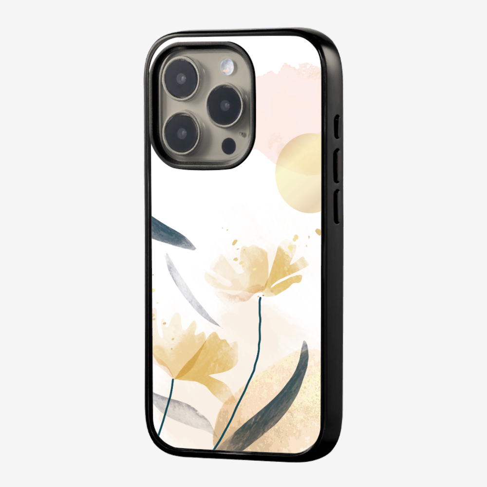 Golden Spring Floral Phone Case