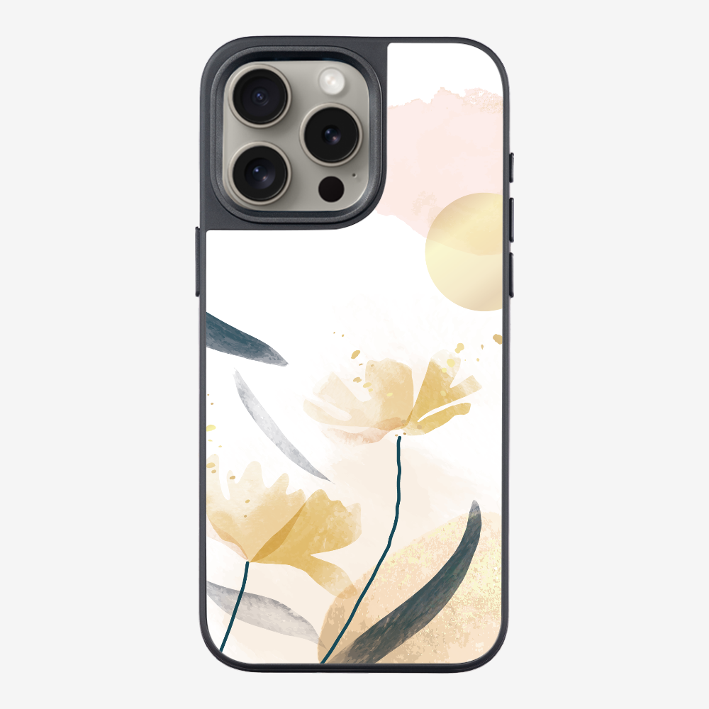 Golden Spring Floral Phone Case