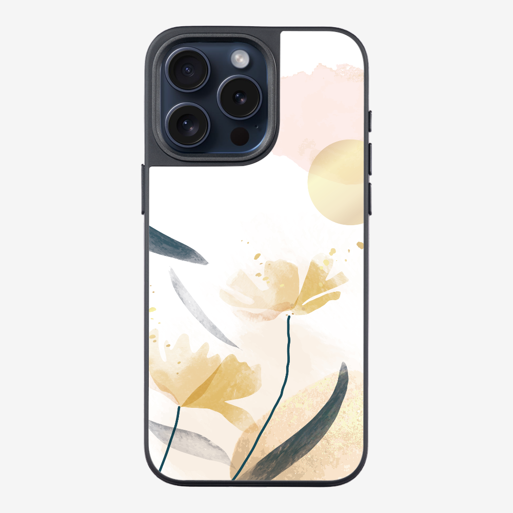 Golden Spring Floral Phone Case