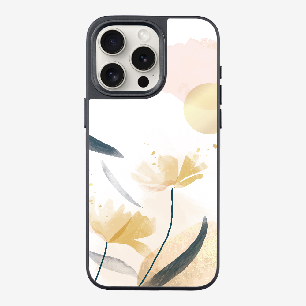 Golden Spring Floral Phone Case