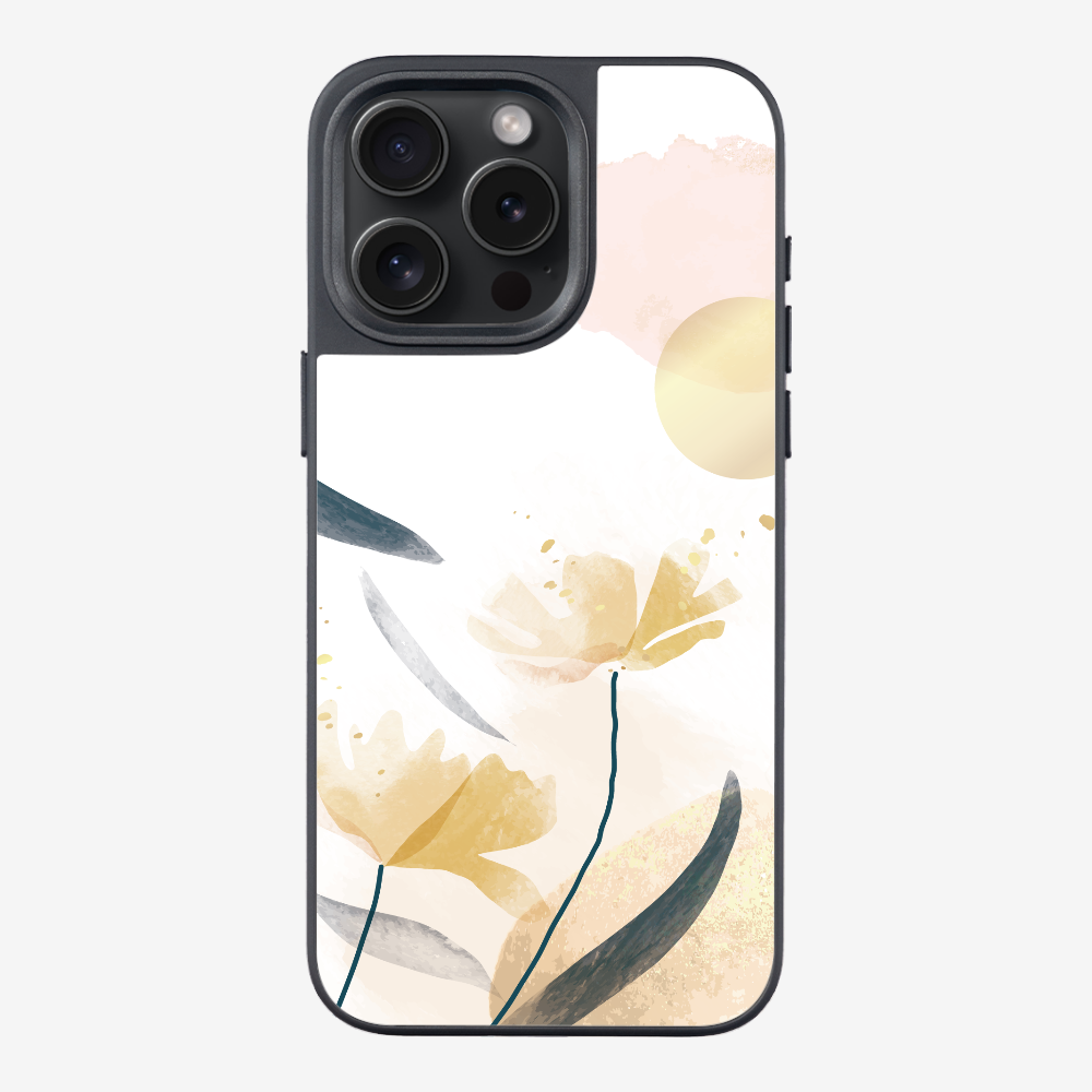 Golden Spring Floral Phone Case