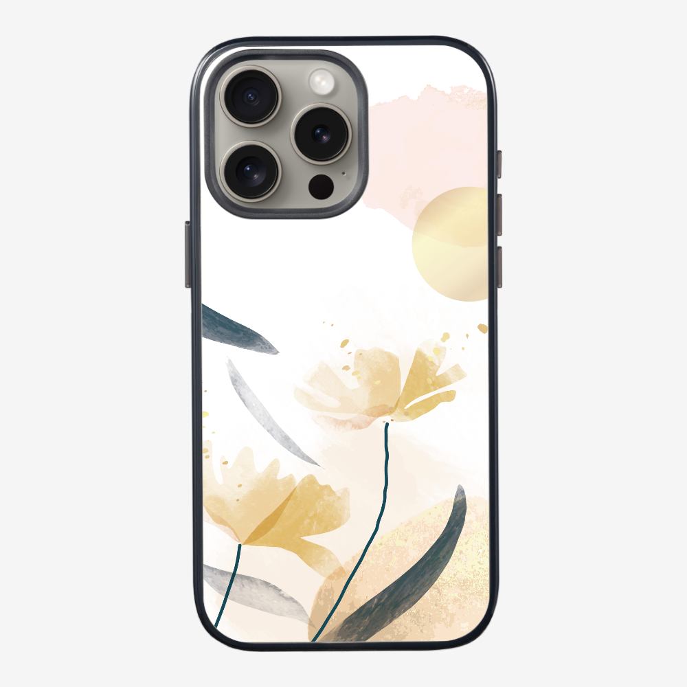 Golden Spring Floral Phone Case