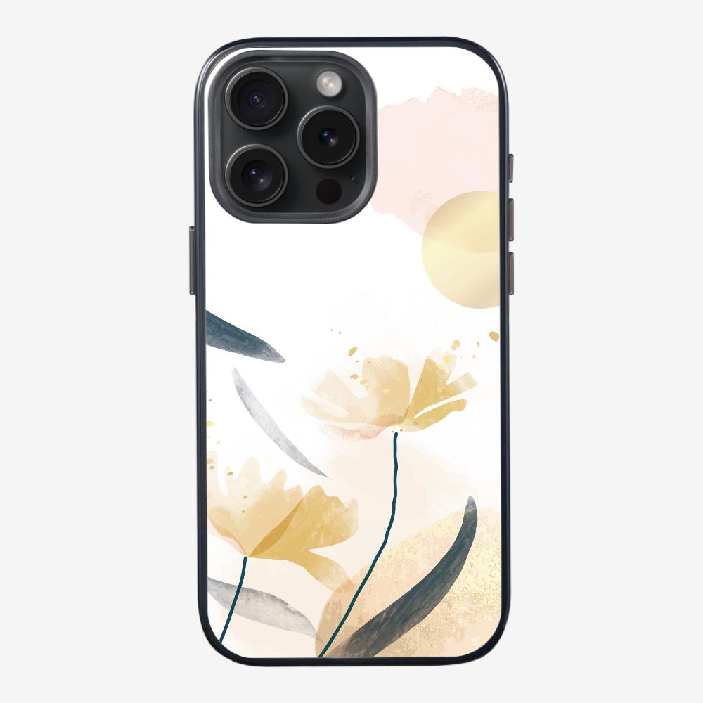 Golden Spring Floral Phone Case