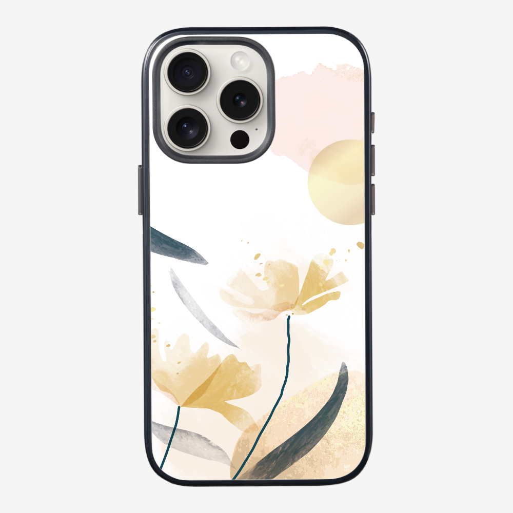 Golden Spring Floral Phone Case