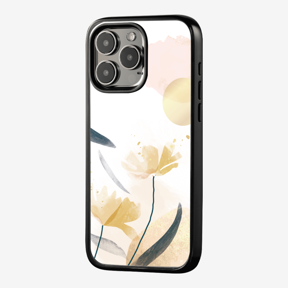 Golden Spring Floral Phone Case