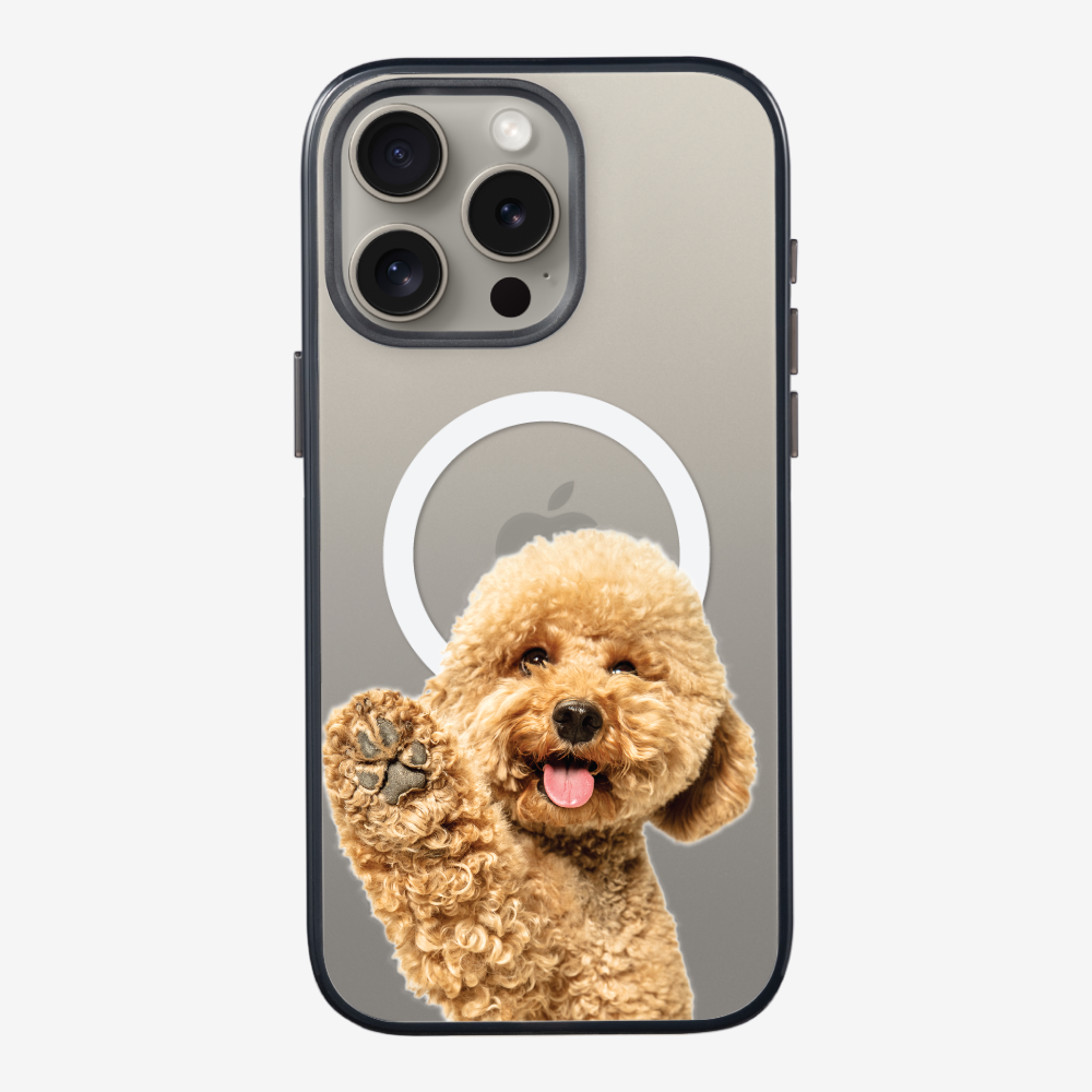 Poodle (Transparent) Phone Case