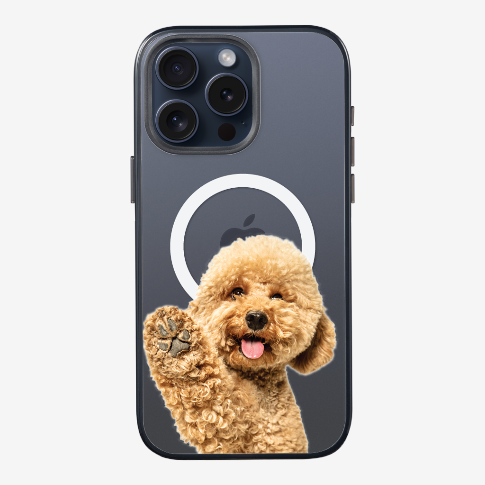 Poodle (Transparent) Phone Case