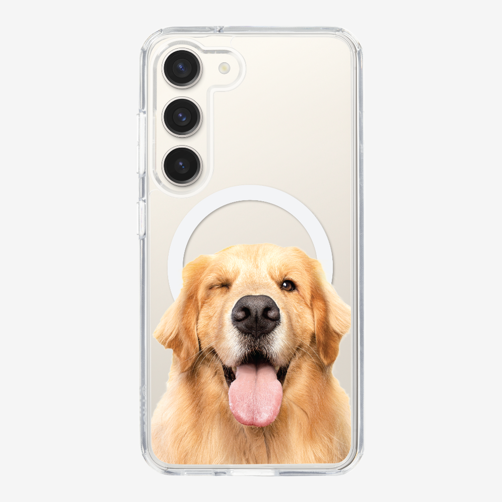 Golden Retriever (Transparent) Phone Case