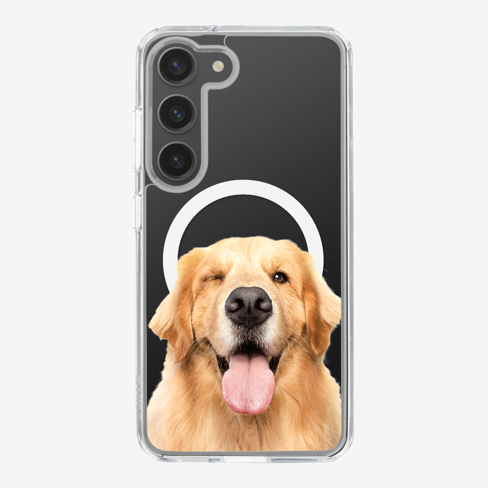 Golden Retriever (Transparent) Phone Case