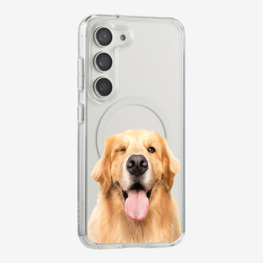 Golden Retriever (Transparent) Phone Case