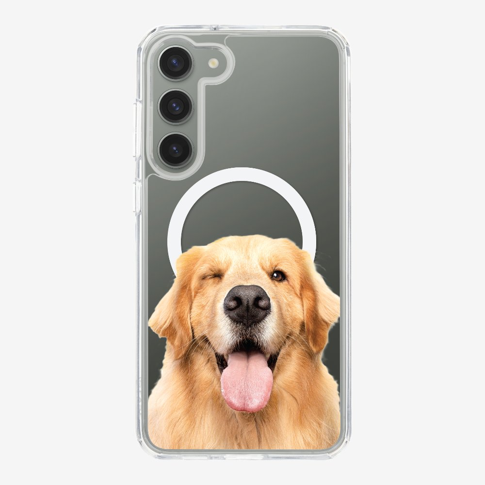 Golden Retriever (Transparent) Phone Case