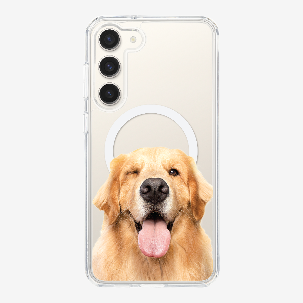 Golden Retriever (Transparent) Phone Case