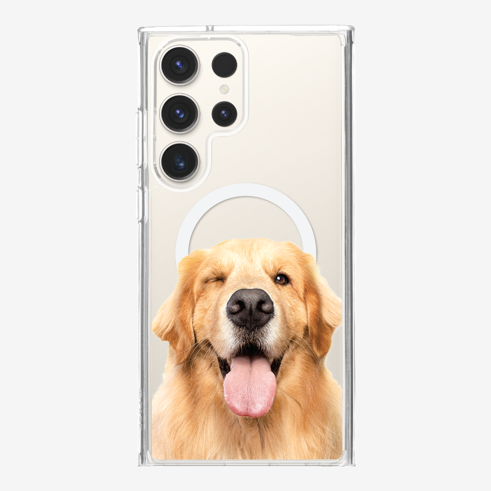 Golden Retriever (Transparent) Phone Case