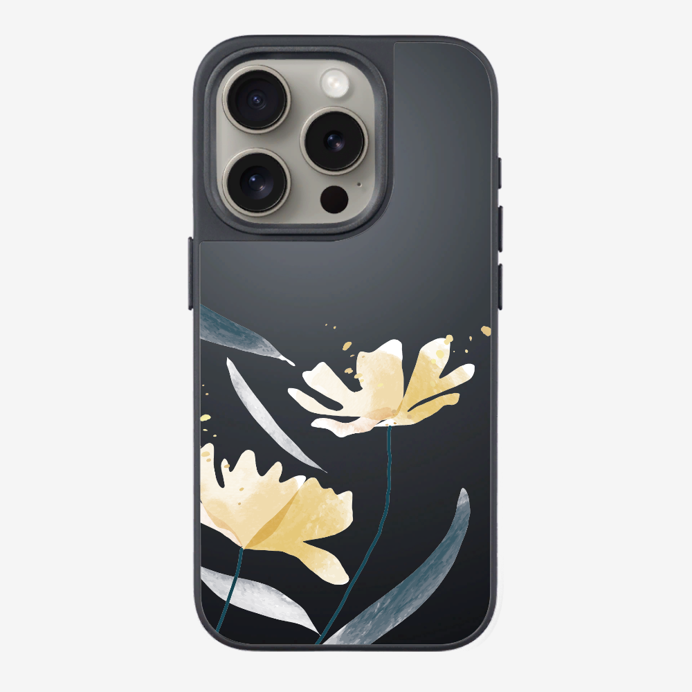 Golden Spring Floral (Transparent) Phone Case