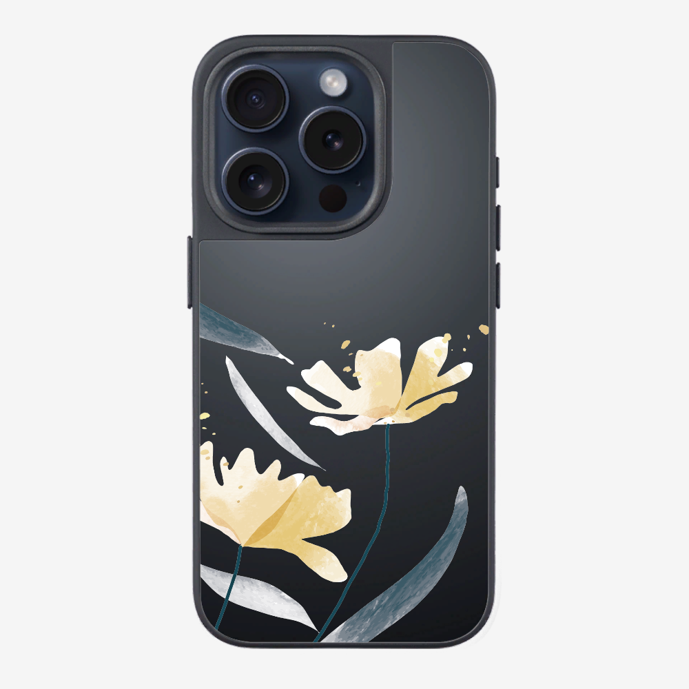 Golden Spring Floral (Transparent) Phone Case