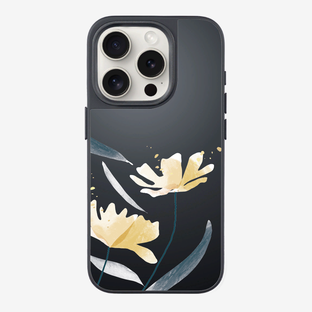 Golden Spring Floral (Transparent) Phone Case