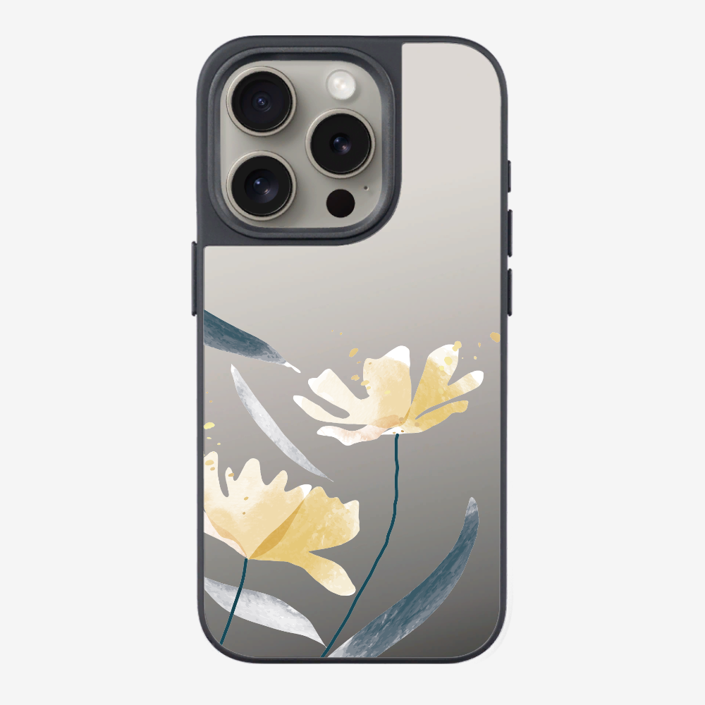 Golden Spring Floral (Transparent) Phone Case